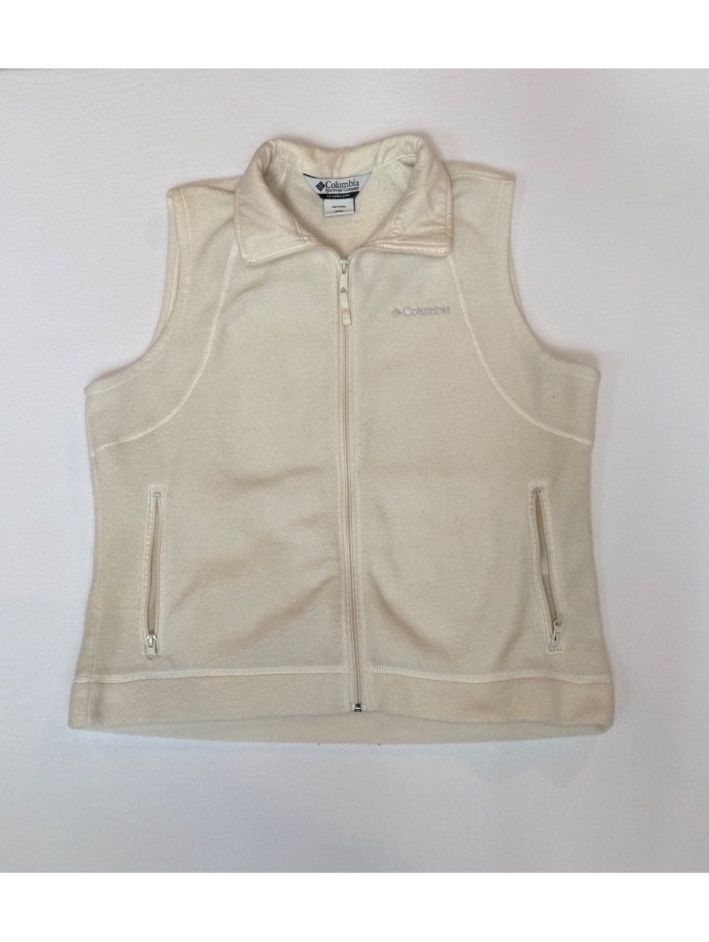 Columbia Women's Cream Fleece Vest XL